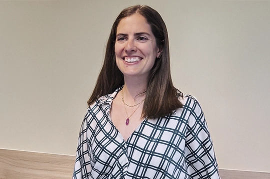 Blanca Segura posando para la fotografía